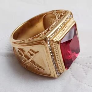 Red Stone - Bishop's Ring